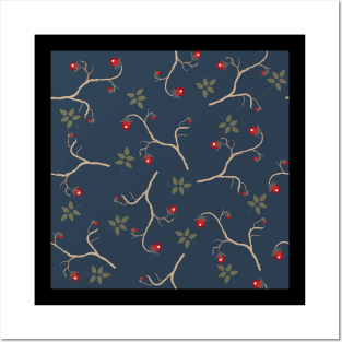 Winter Berries Posters and Art